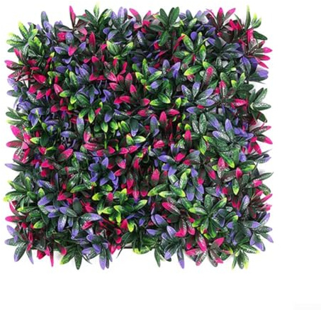 DAZZLEEX Piante da siepe parziali in pannello artificiale, schermo per la privacy, per esterni e interni, decorazione per recinzione da giardino 50 x 50 cm (C)