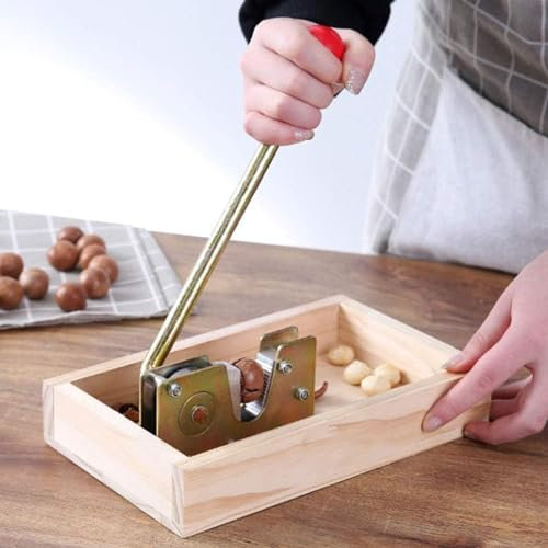 PONNYC Casses Noix Pince Casse-Noisette Réglable Poignée Casse Noix Casse-Noix en Acier Inoxydable Sheller Walnut Casse-Noisette Noix Crackers