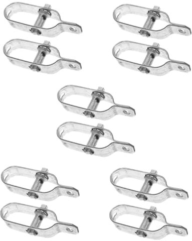 JECOMPRIS 10pcs Cable Tensioner Wire Mesh Fence Tensioner Garden Tie Wire Steel Outdoor Use