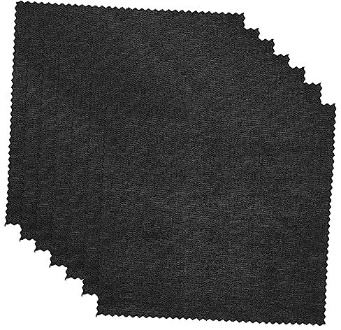 minkissy 300 Stk Brillenputztuch bildschirm reinigung screen cleaner Brillenputztücher Tuch zum Reinigen der Brille Mikrofaser-Linsenreinigungstuch Brillenreiniger superfeine Faser Black