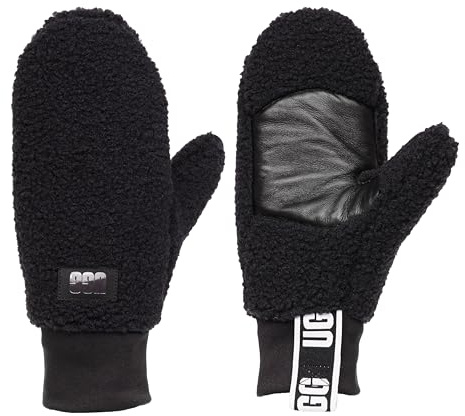 UGG Uggfluff Damen-Fäustlinge mit Logo-Tape