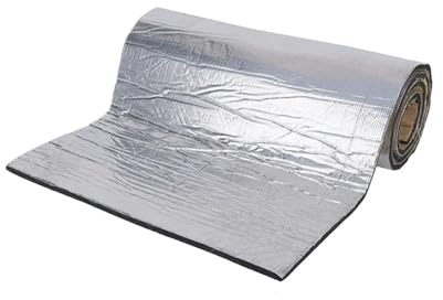 5/10MM Sound Deadener Wärmedämmung Matte Auto Haube Isolierung Stille Tür Wand Auto Van Schallschutz Trittschalldämmung Isolierung Schallschutzmatte(500x2000x10mm)
