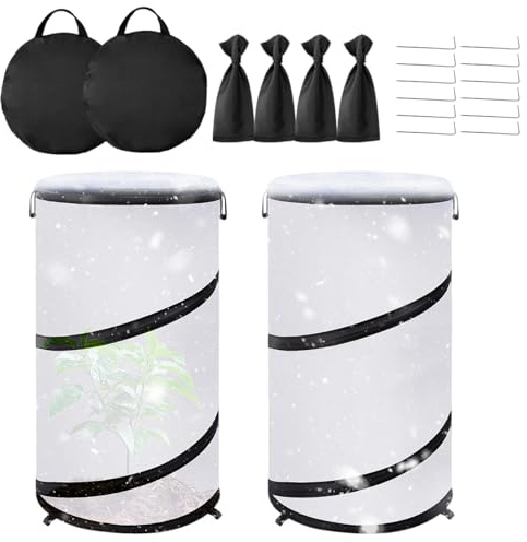 Bexdug Protection des plantes d'hiver, protection pop-up contre le gel | Couvertures de congélation pour plantes | Pour intérieur et extérieur, jardin, jardin, arbustes, légumes en pot, fleurs, fruits