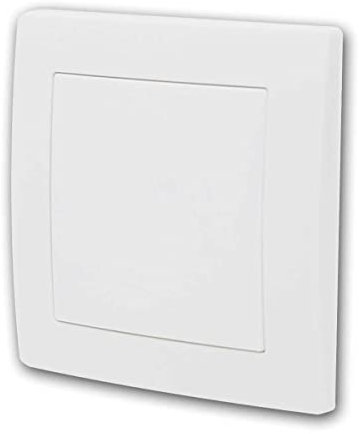 FLAIR Blindabdeckung/Blende, Farbe weiß, mit Unterputz-Rahmen