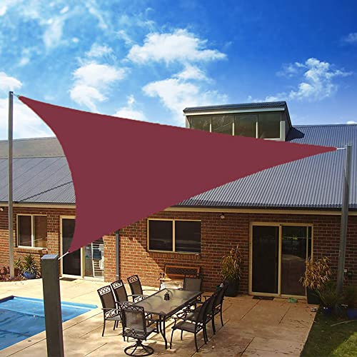 Hilftio Toldos para pergolas 4x4.5x5m Toldo Lateral retractil Muebles de Jardin Baratos Tela por Metros Barata Barbacoa y balcón, Rojo Oscuro