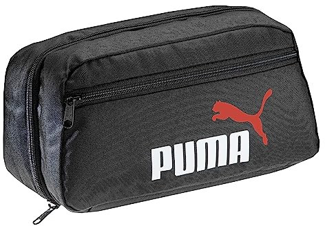 PUMA Kulturbeutel, Kulturtasche zum Aufhängen, Damen & Herren Badetasche, Statement Deluxe Edition, Kosmetiktasche, Schwarz