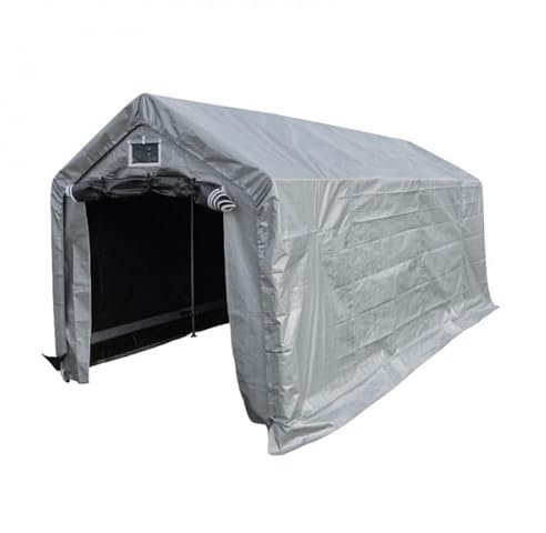 Zeltgarage - Carport PE 300x400x274 cm - Lagerzelt - Unterstand - Weidezelt - Autozelt - Fahrradgarage wetterfest - Motorradgarage - Geräteschuppen - Gerätehaus - Plane Pavillon - Partyzelt 3x4