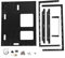 Boîtier D'ordinateur de Jeu à Monter Soi-même, Support de Carte Mère Ouvert ATX 435 X 340 X 195 Mm pour Carte Mère EATX MATX ITX, Boîtier de Châssis Ouvert ATX Empilable