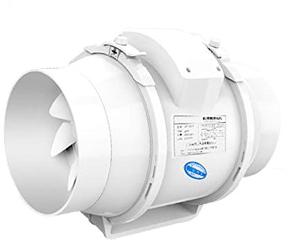 SaryEdge Aspiratore per Condotto ABS Ventilatore per Condotto Ventola per Condotto di Costruzione Intermedia Tubo per Condotto di Ventilazione per Camera di Coltivazione Dimensioni Tubo 100 mm