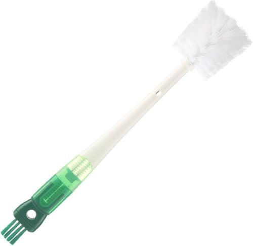 Creative 5 in 1 Multifunctional Cleaning Brush, Multipurpose Bottle Gap Corner Cleaner Brush Magic Water Bottle Cup Lid with Nipple Brush, Detail Brush for Cup Lid Gap (Green)