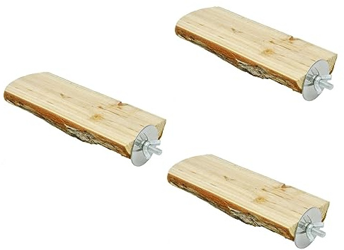BESPORTBLE 3pcs Birdcage Accessories Parrot Grapevine Stand Rack Branch Perches for Cockatiels Parakeets Parrots