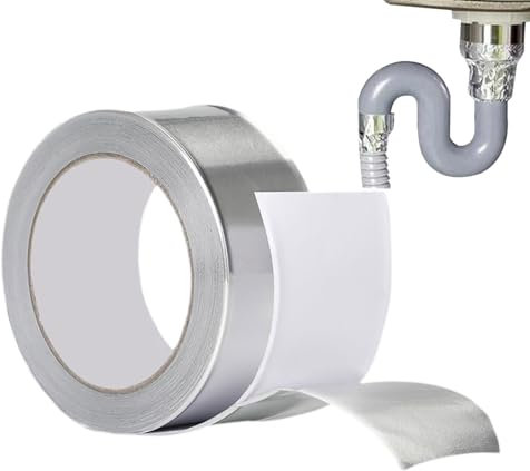Nastro metallico autoadesivo – Nastro di, adesivo in foglio | Soluzione per tubi forati, materiali metallici incrinati, sistemi di ventilazione e condizionatori domestici esposti
