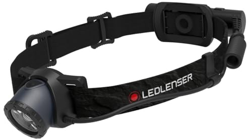 Ledlenser H8R Akku-LED-Stirnlampe, 600lm, 25th Anniversary Edition, IP54 | Inklusive Zusatzakku – doppelte Leuchtdauer, 150m Leuchtweite, USB-C, rotes Sicherheitslicht auf der Rückseite, 158g, Arbeit