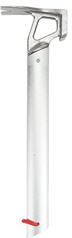 UMDHAIYI Martillo multifuncional para tienda de campaña al aire, estacas resistentes al impacto, martillo extractor de clavos (Plata)