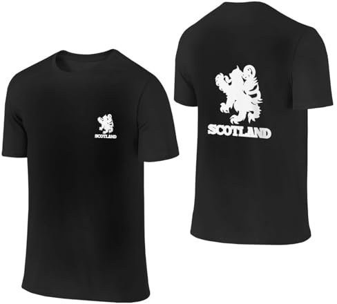 Skotsk T-shirt Skotsk T-shirt Mjuk T-shirt Herr Skjortor för Casual Gymnastik Sport, Hawaiian Shirt 788 herr, L