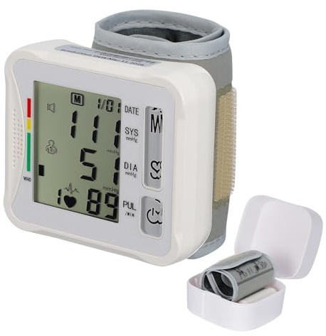 Garneck Robuster Handgelenkblutdruckmessgerät mit LCD Bildschirm und Schlafmodus, ABS Gehäuse, für Erwachsene zur täglichen Blutdruckmessung zuhause