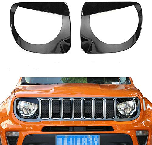 Coperture nere per cornici fari anteriori con sopracciglia Angry Bird per Renegade 2019-2020