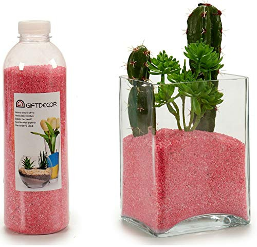 1.5 KG Decorative Sand Pink/Fucsia Colour Fish Tank Plants Arts & Crafts