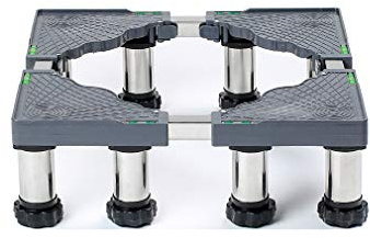 Adjustable Base for Dryer 4/8/12 Feet Washing Machine Base Stand 14-17cm Refrigerator Holder Bracket Laundry Washer Bracket Anti-Vibration for Fridge Cookers Dishwasher Spirit Levels