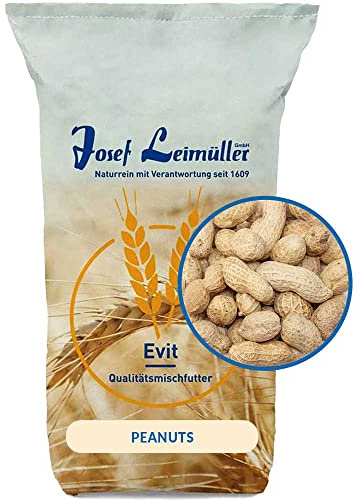 Leimüller Erdnüsse mit Schale 1kg Vogelfutter Nager Vögel Wildvögel Nüsse | Ungeröstet, ohne Zusätze, aus Österreich, Ganzjahresfutter für Vögel & Nager
