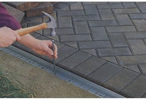 Green-Split Ultra Starke Alu Rasenkanten 64mm x 100cm | Beeteinfassung | Beetumrandung | Beetbegrenzungen