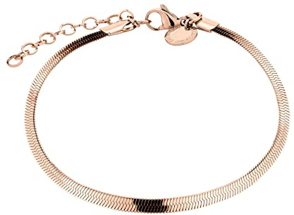 LIEBESKIND BERLIN Damen Sleekchain Armband– Edelstahl Armkette in verschiedenen Farben und Längen, größenverstellbar – zeitlos, modern und vielseitig kombinierbares Schmuckstück