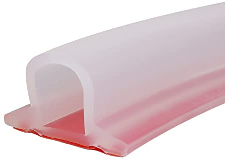 Schwallschutz Schwallschutzleiste Dusche Wasserstopper Dusche Boden Silikon Duschschwelle für Dusche und Küche (67Zoll Transparent)