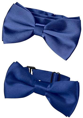 BomGuard Vater Sohn Fliegen Set – Vorgebunden & verstellbar – Partnerlook für Hochzeit & Feier