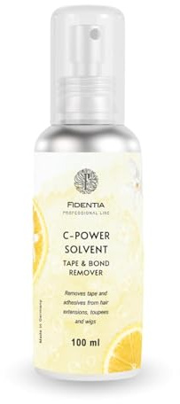 Fidentia C-Power Solvent Bondinglösare | Starkt lösningsmedel för tejp & keratin hårförlängningar, spets & PU-peruker, hårstycken och toupees, tejp