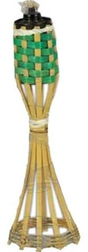 TORCIA IN BAMBOO CON BASE cm 35