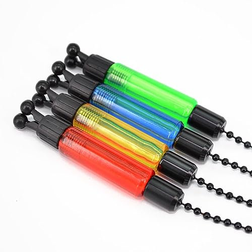 Bissanzeiger Swinger, Tragbare Angeln Bissanzeigern für Karpfenangeln - 4er Pack, 4 Farben