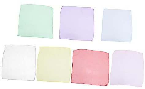 SAFIGLE 14 Stk einfarbiger Seidenschal seidentuch silk turban Stirnbandschal für Damen Bandana-Schal Damen Schal sommerliche seidenschals quadratische Seidenschals winddicht