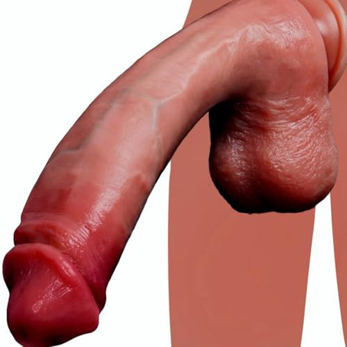 27cm Realistische Anal XXL Dildo Penis, Sex Spielzeug für die Frau Dildo Männer Groß für G-Punkt-Stimulation mit Spezieller Kurve und Starkem Saugnapf, Analdildo Gross Anal Toys Sexspielzeug Prostata