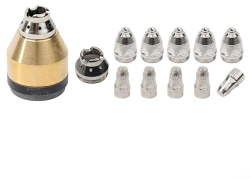 Plasmaschneiden P80 Kontaktschutzabdeckung, Kupfer-Munddüsenelektrode für Plasmaschneider, Ersatzteil (Kaliber: 1,7 mm)