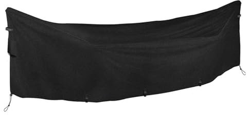 kivrimlarv Housse de Hamac Robuste, Imperméable, Protection UV, Anti-Poussière, pour Extérieur, Noir
