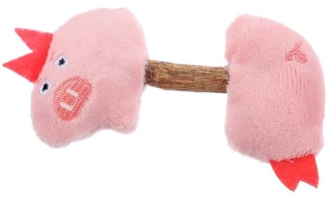 SEWOART Cartoon Plüsch Katzen Spielzeug Mit Silberweide Stab Interaktive Katzenbeschäftigung Für Gesunde Und Aktive Kätzchen Für Indoor-Spiel Und Spaß