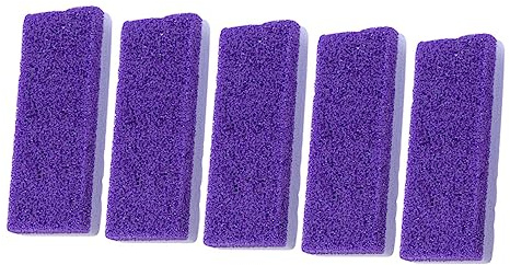 Fußfeile 5 Stück-pack aus Pu Violett zum Entfernen von Hornhaut