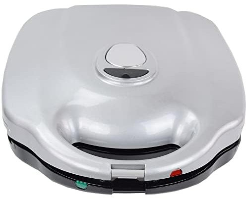 Syntrox Teppanyaki Maker Kombigerät mit Wechselplatten, 2000 Watt Leistung, Edelstahl, Silbernes Design, Antihaftbeschichtet, einfache Reinigung, Küchenmaschine