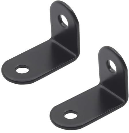 Biqing 2PCS Staffa di montaggio per barra luminosa a led universale staffa di montaggio barra led multifunzione Staffa a doppia fila Nero