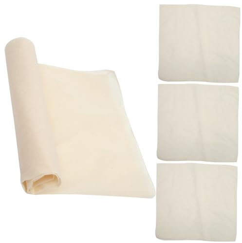Paño para Colar Tofu Reutilizable de Tejido Blanco 4 Piezas