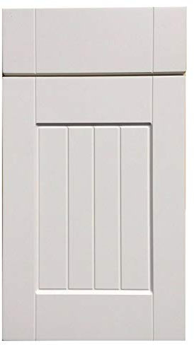 Ivory Tongue and Groove Panel Shaker Unit Cupboard Doors (570mm x 396mm) and Stylish Cabinet Doors for Kitchen or Bathroom Renovation
