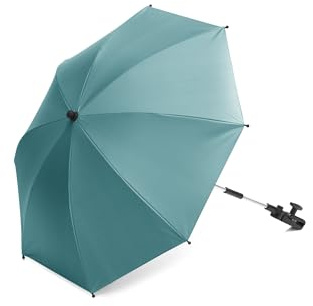 Fillikid Sonnenschirm Kinderwagen Exclusiv | UV-Schutz 50+ | Sonnenschutz Kinderwagen | Universalhalterung für Rund- und Ovalrohre, einstellbar | Leicht zu Reinigen | Kinderwagen Sonnenschirm
