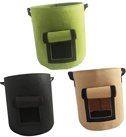 Supvox 3stücke Pflanzsack Für Süßkartoffel Süsskartoffel Pflanzen Aus Hochwertigem Material Tragbar Mit Griff Für Draußen Und Zuhause