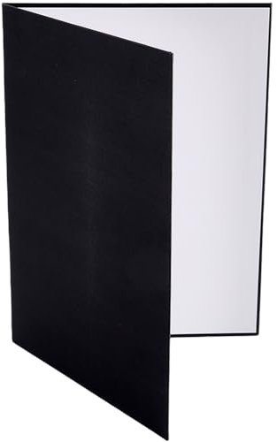 CREATCABIN 3 in 1 Reflector Light Diffuser Board Black White Silver Paper Portable Folding Still Life Photography Cardboard Reflectors for Product Photo Shooting Professional Photographers 11.4x 8.3