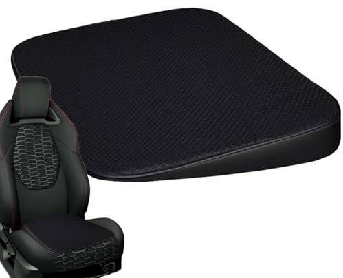 Car Booster Cushion, Soft Heightening Wedge Car Seat Cushion Chair Pad, Portabl Booster Seat For Short Drivers, Breathable Travel Comfort Mat,Ca-r Accessory For Short Drivers,Enhances Driving Vision