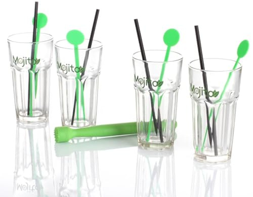 Paris Prix Secret de Gourmet - Coffret à Mojito 13 Pièces 14cm Transparent
