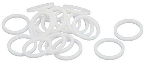 Aexit 20mmx16mmx2mm PTFE-Runde Unterlegscheibe Dichtring Weiß 20st (6de7dea339d78d417b0d7e801e1891d1)
