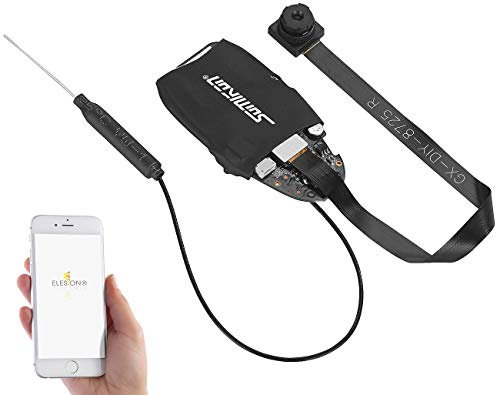 Somikon Mini Kamera WLAN: Full-HD-Micro-Einbaukamera mit Bewegungserkennung, WLAN & App (Mini Kamera WiFi, Camera, installieren)