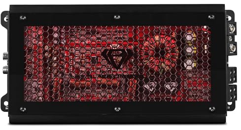 Black Diamond Dia-K4 4-Channel Car Amplifier – 2000W Max Power | 150W RMS x4 @ 4 Ohm | Full-Range Class AB Car Audio Amp with HPF/LPF, Bass Boost, High/Low Inputs & Protection Circuitry