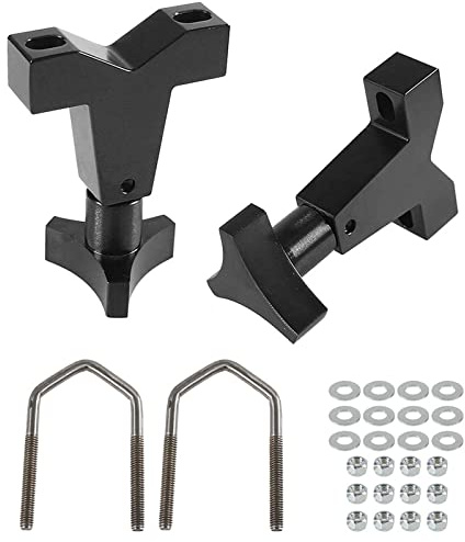 YESHMA High-Lift Jack Tube Mount 1-2.5 (Round/Square) Compatible with Tube Bumpers,Bull Bars,Roll Cages and Roof Racks (Black)
